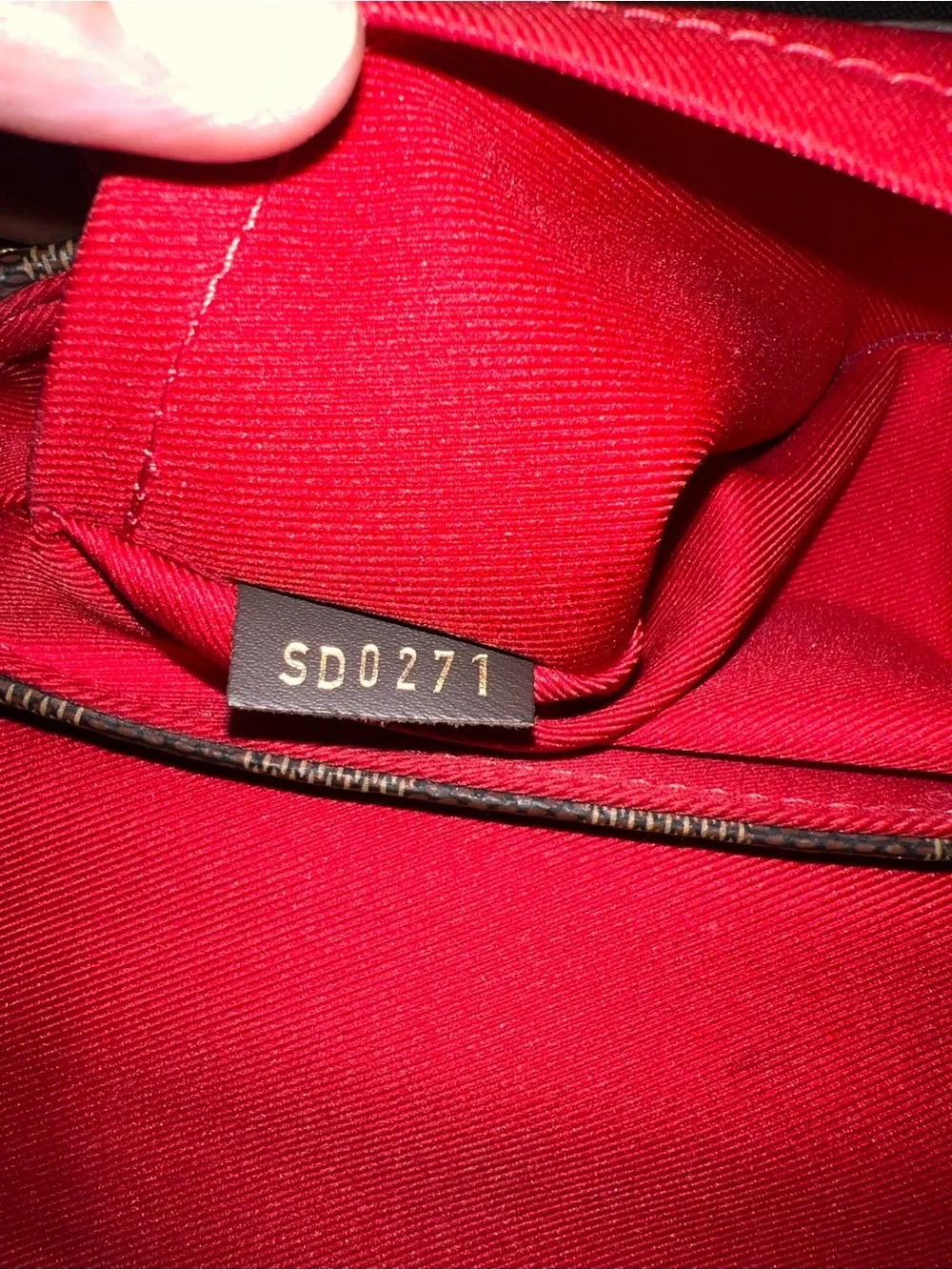Louis Vuitton Damier Ebene Croisette Crossbody bag